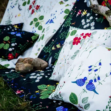 Himlajorden stof - wit - Arvidssons Textil