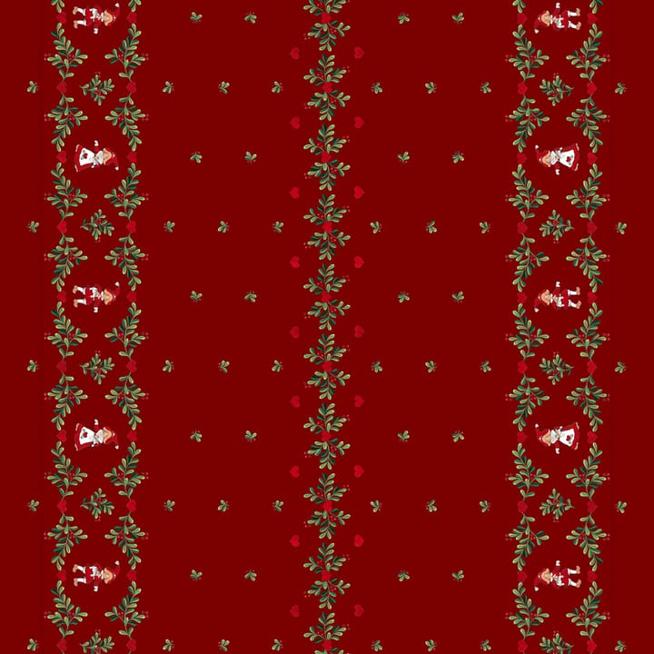 Hjärtans jul bård stof - Rood - Arvidssons Textil