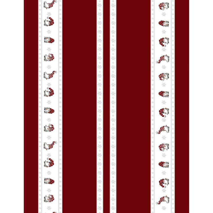 Julian och Co. kerststof boord - Rood - Arvidssons Textil