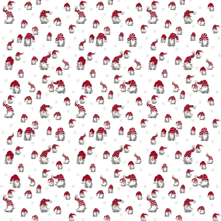 Julian tafelzeil - Off white-rood - Arvidssons Textil