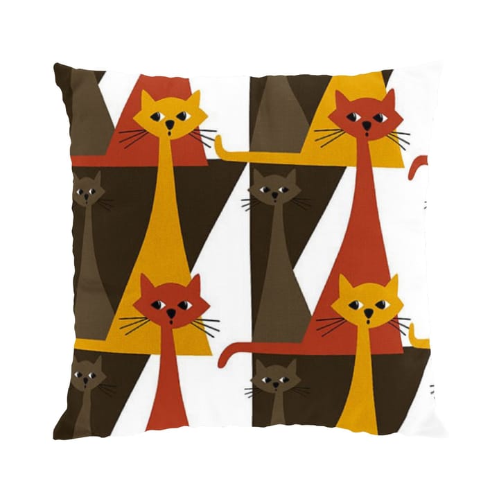 Kitty kussenhoes 47x47 cm - Bruin - Arvidssons Textil