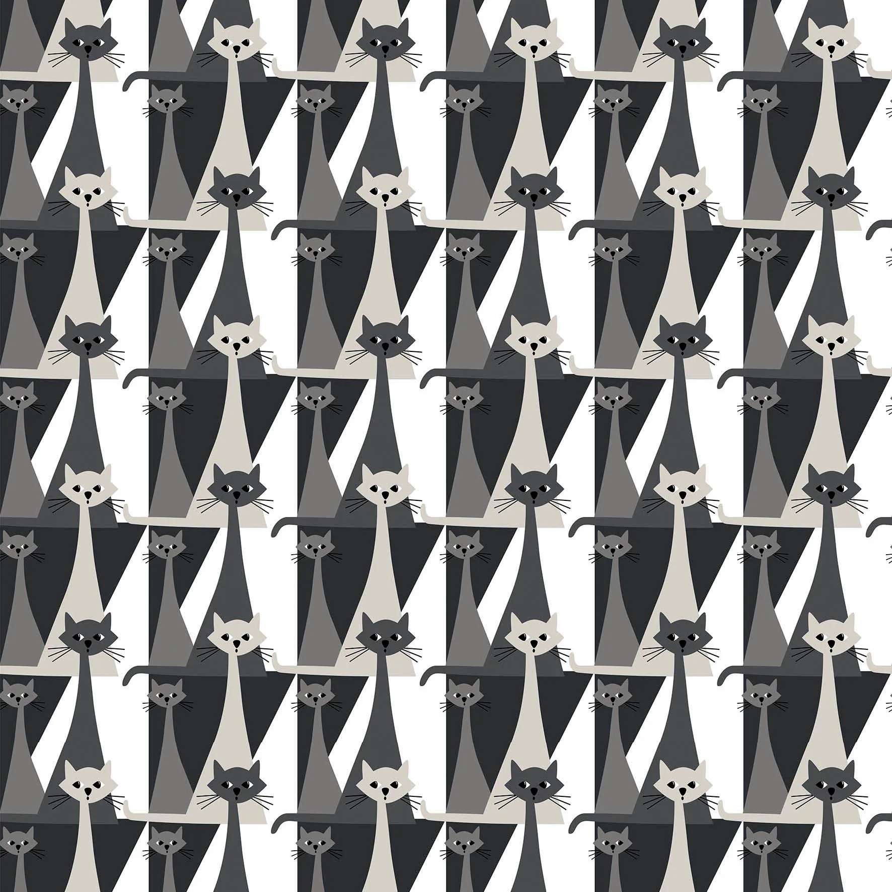 Kitty stof, Grijs Arvidssons Textil