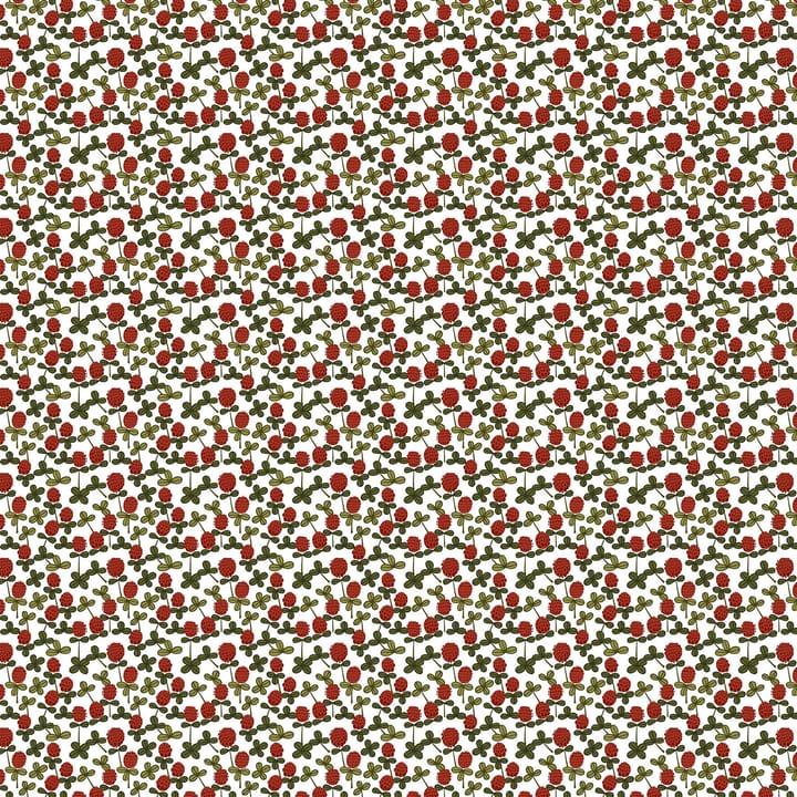 Klöveräng stof - Rood-groen - Arvidssons Textil