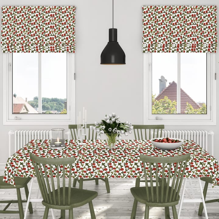 Klöveräng tafelzeil - Rood-groen - Arvidssons Textil