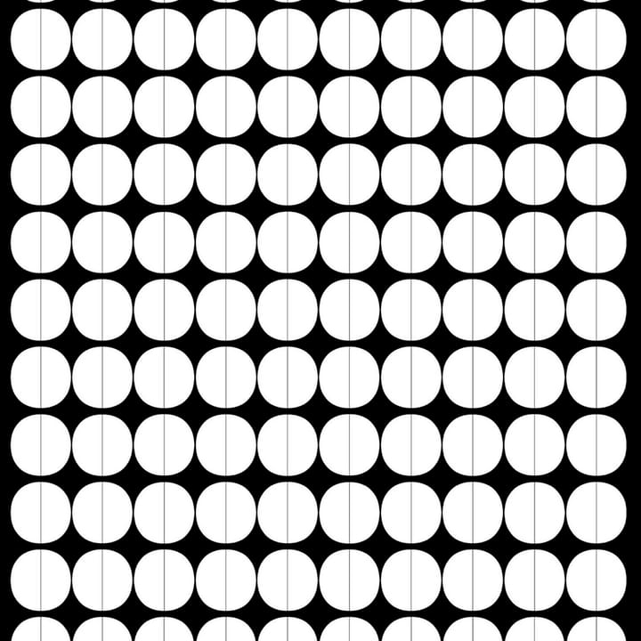 Lane stof - witte cirkels - Arvidssons Textil