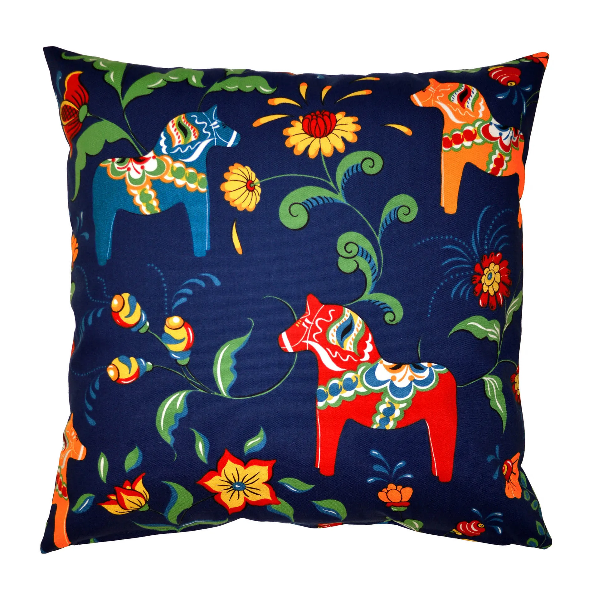 Leksand kussenhoes, blauw Arvidssons Textil