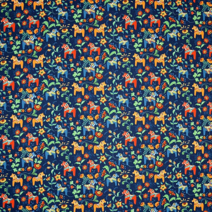 Leksand mini stof - blauw - Arvidssons Textil