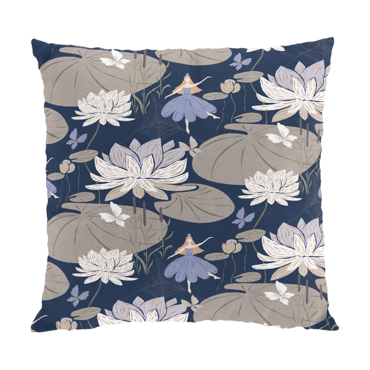 Lily kussenhoes 47x47 cm - Blauw - Arvidssons Textil