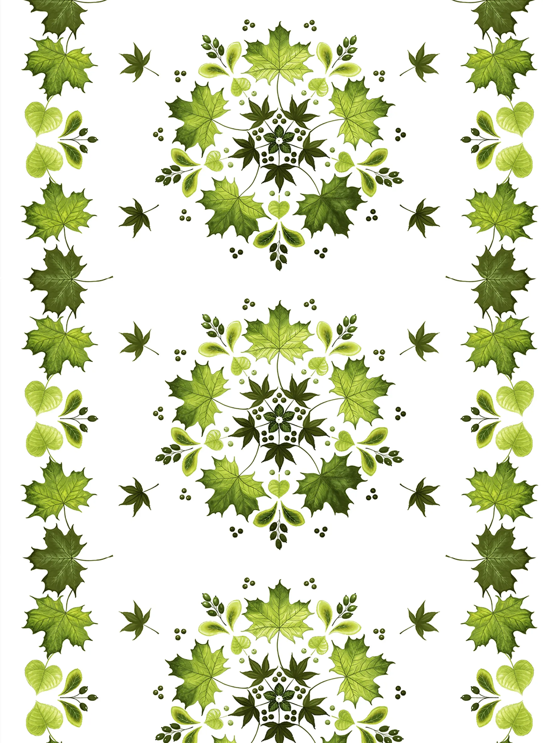 Lövkrans stof, Groen Arvidssons Textil