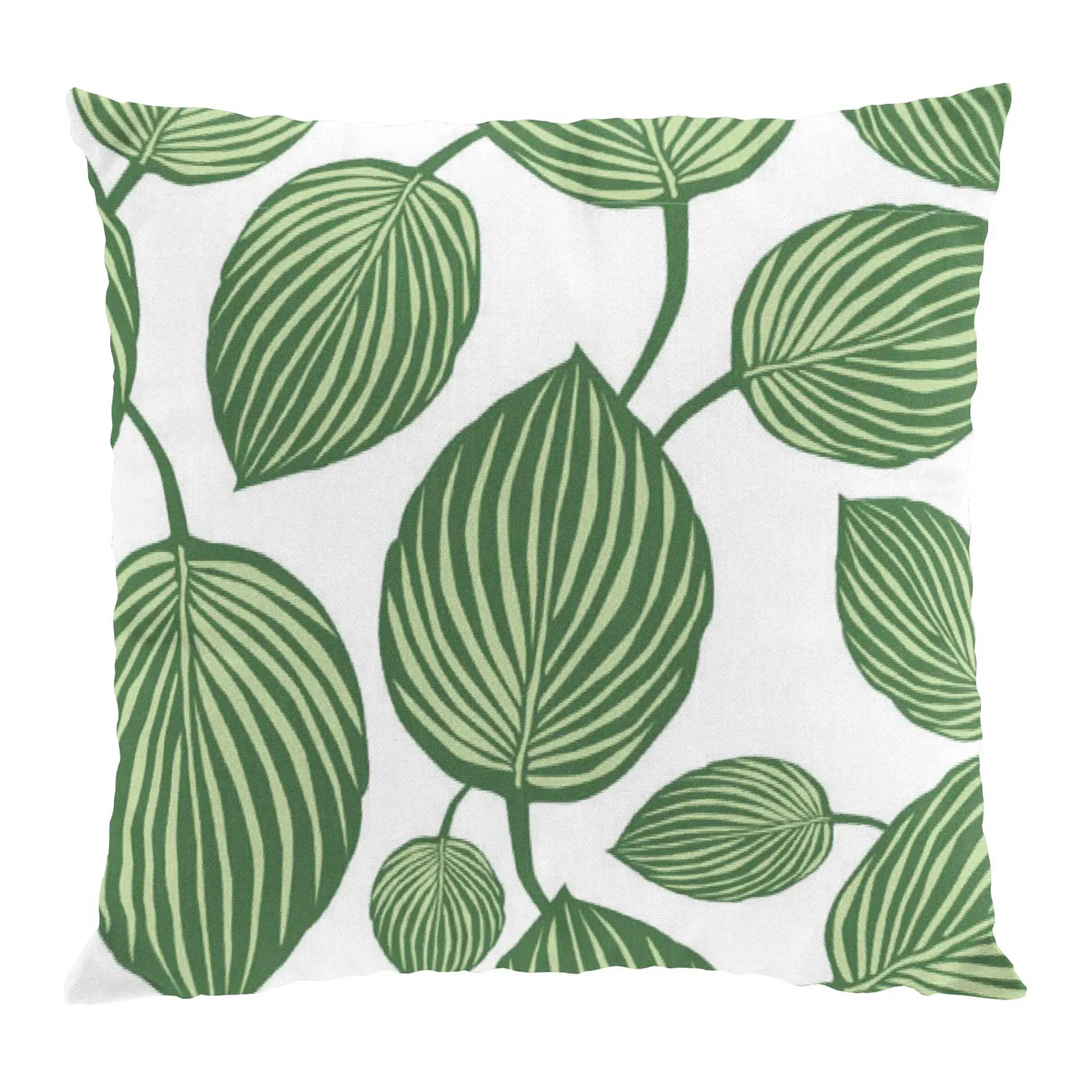 Lyckans blad kussenhoes 45x45 cm, groen Arvidssons Textil