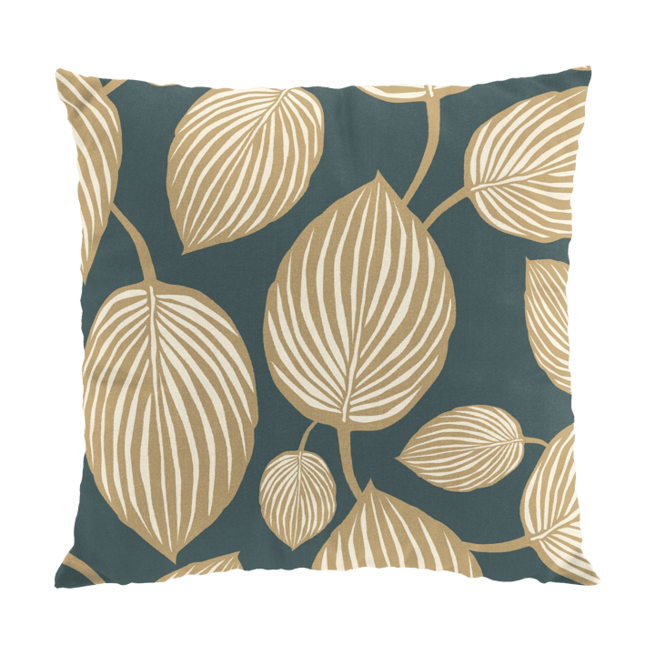 Lyckans blad kussenhoes 45x45 cm - Turkoois - Arvidssons Textil