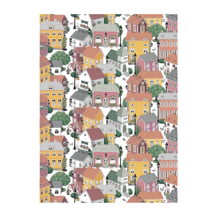 Lyckeby blommar stof - Roze - Arvidssons Textil