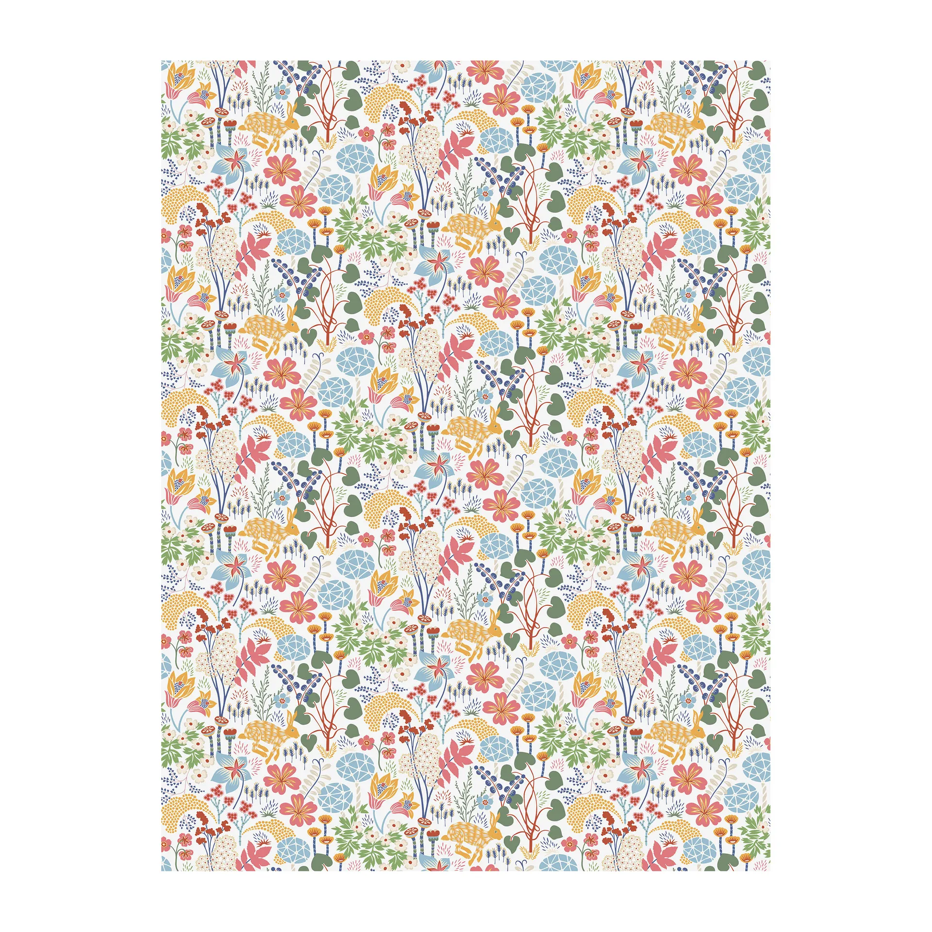 Lyckeflykt gewaxt tafelkleed, Multi Arvidssons Textil