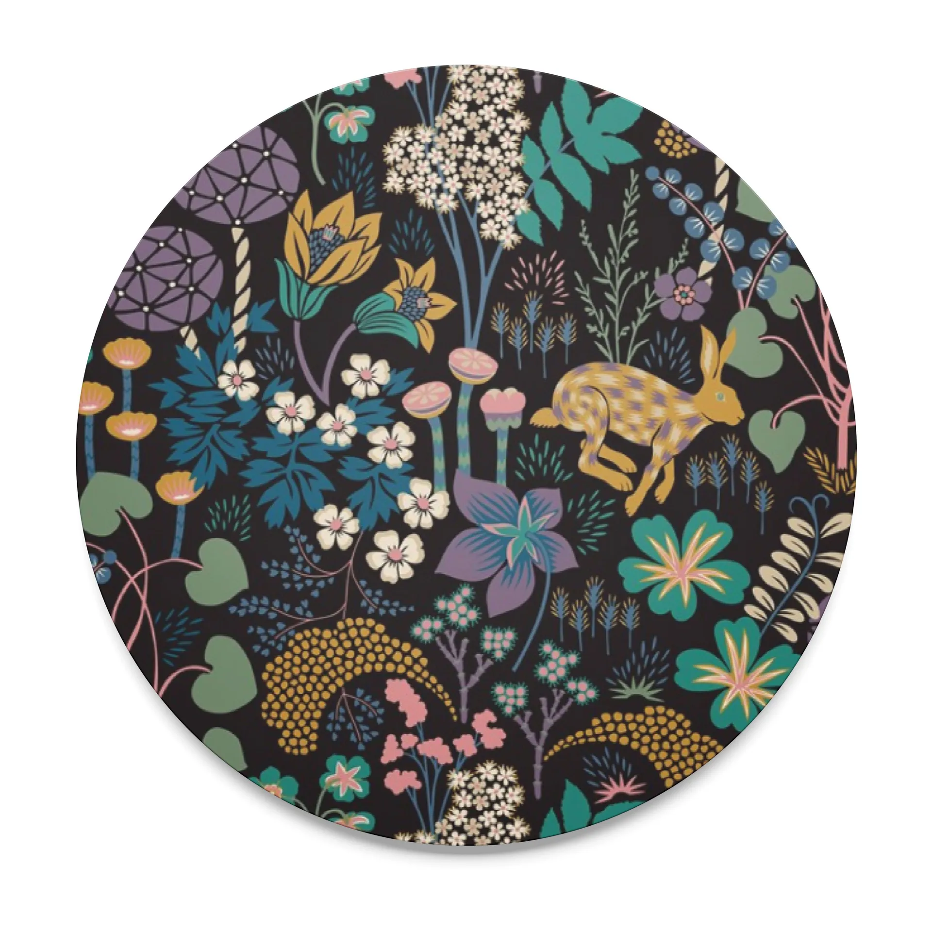 Lyckeflykt pannenonderzetter Ø21 cm, Zwart Arvidssons Textil