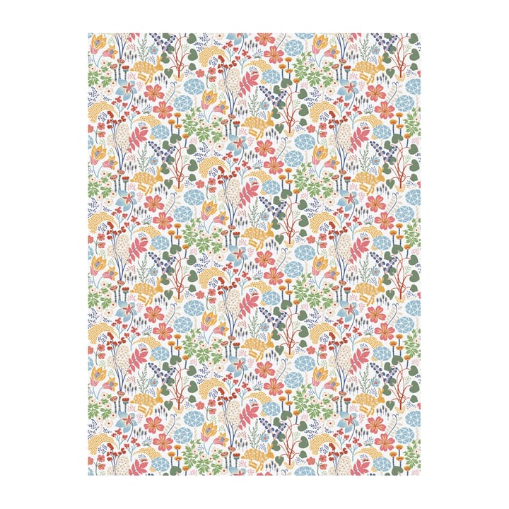 Lyckeflykt stof - Multi - Arvidssons Textil