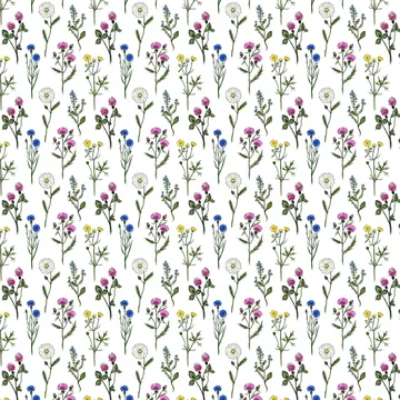 Midsommar stof - Multi - Arvidssons Textil