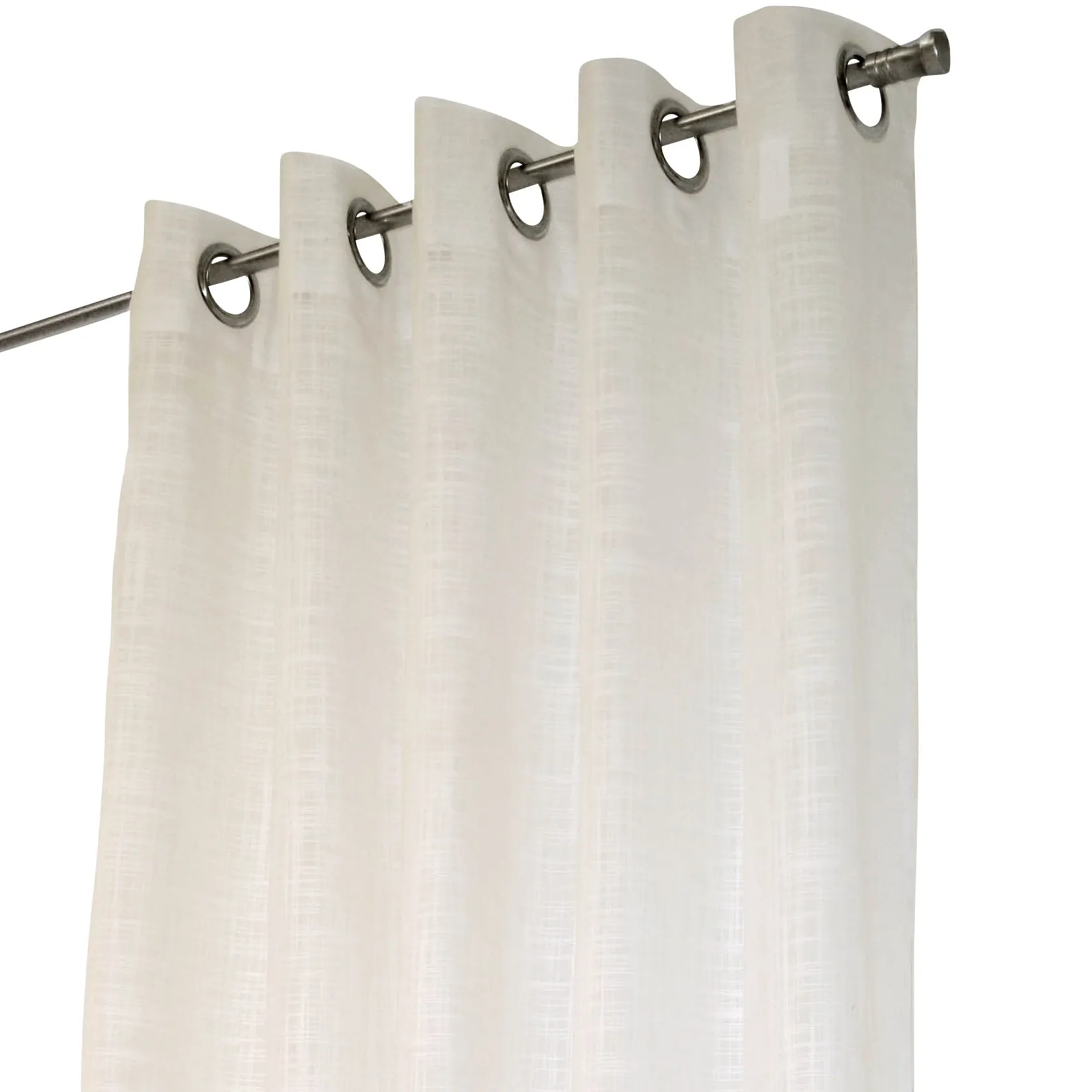 Norrsken gordijn met ogen, gebroken wit (crème) Arvidssons Textil
