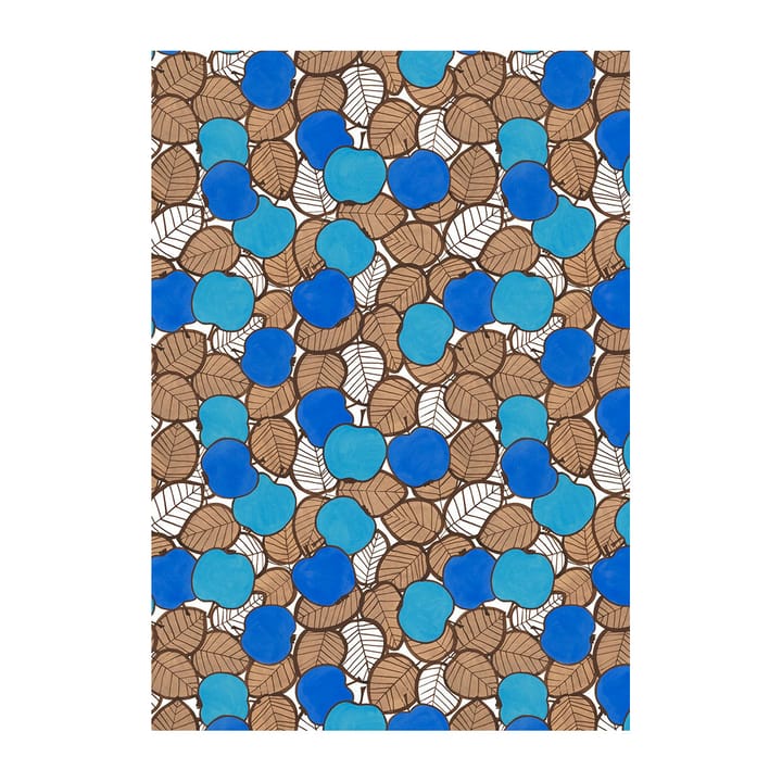 Päppel stof - Groen-blauw - Arvidssons Textil