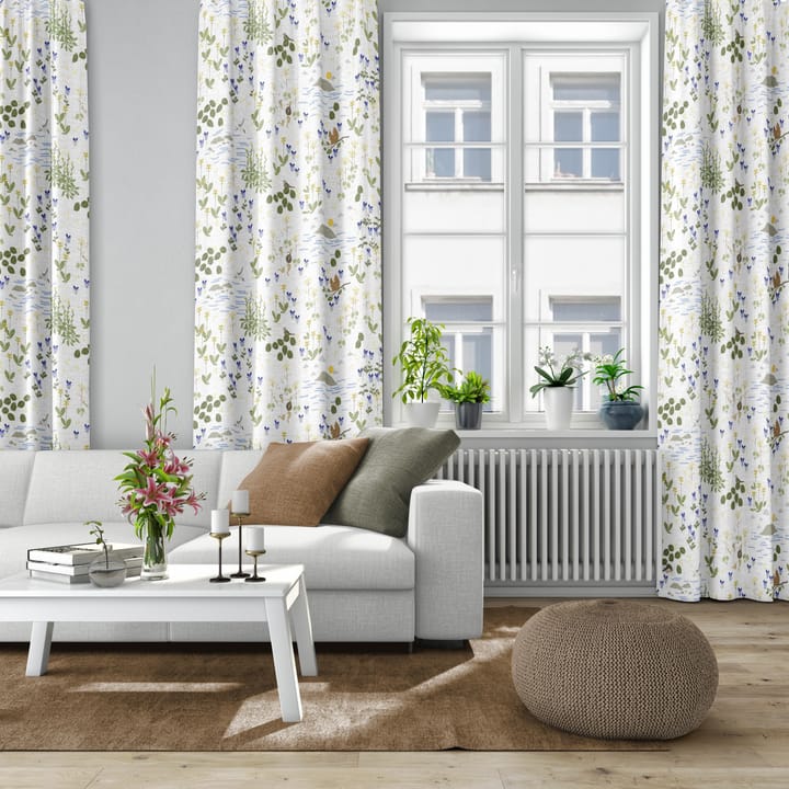Rönnerdahl stof, Offwhite-groen Arvidssons Textil