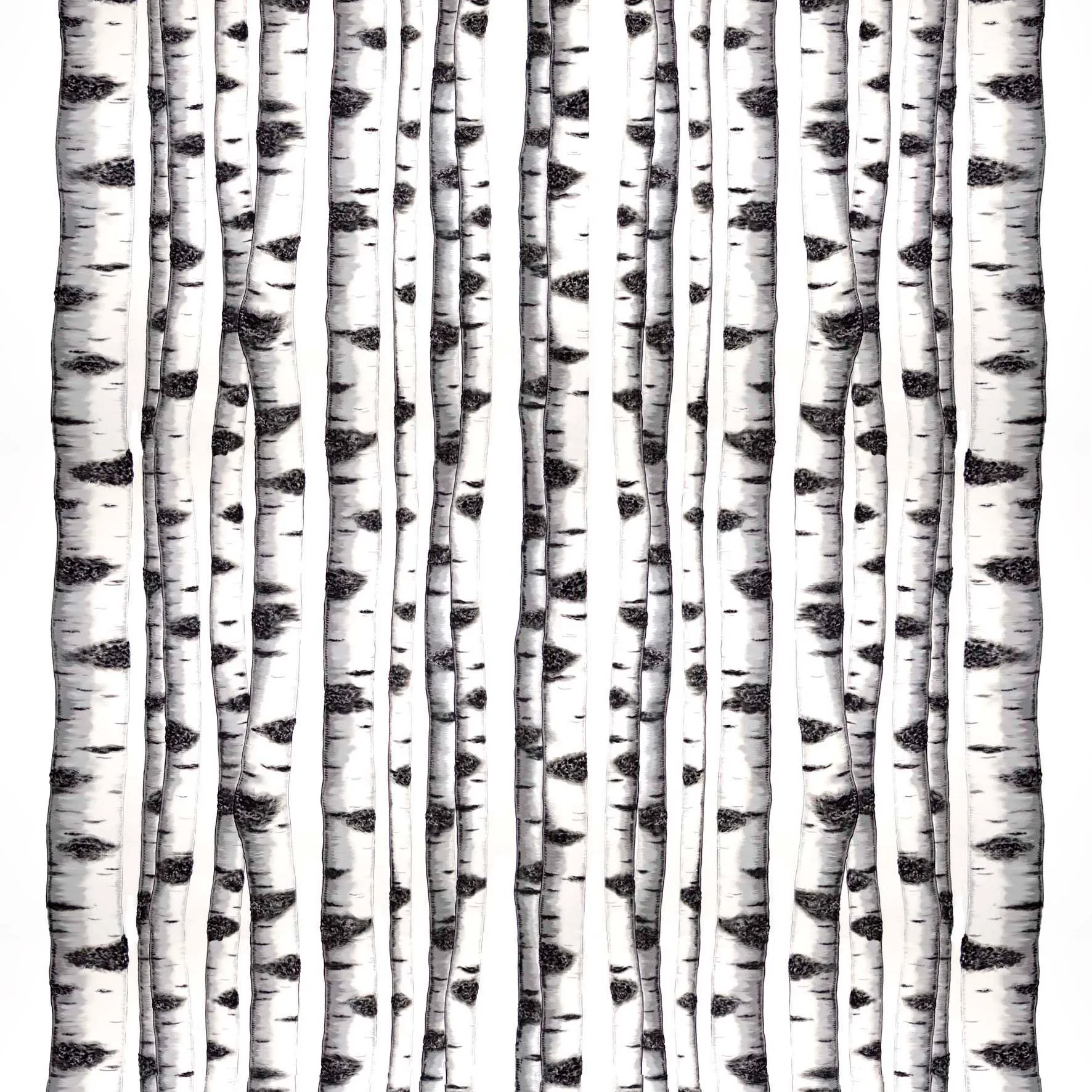 Skogsbryn stof, grijs Arvidssons Textil