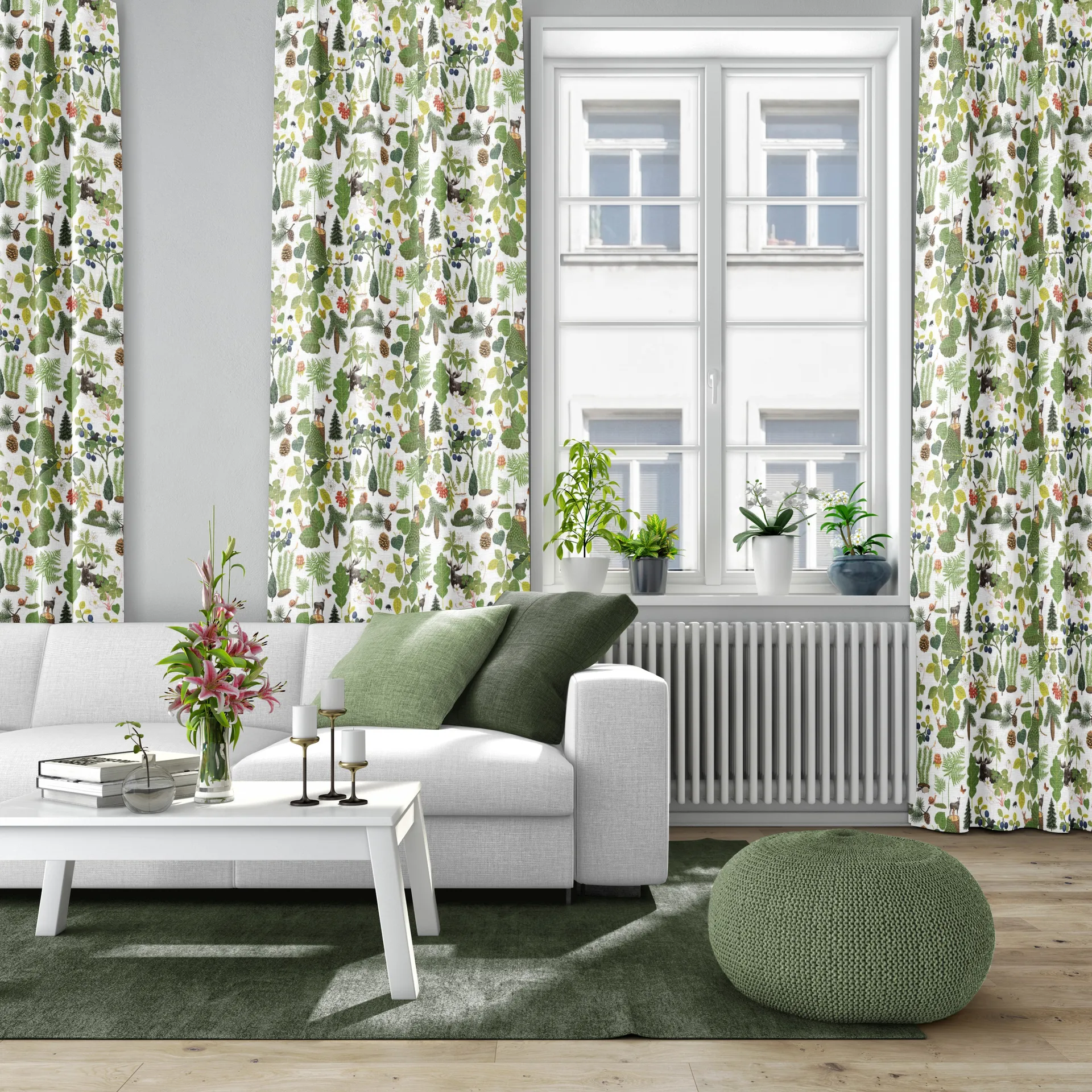 Skogsliv stof, Groen Arvidssons Textil