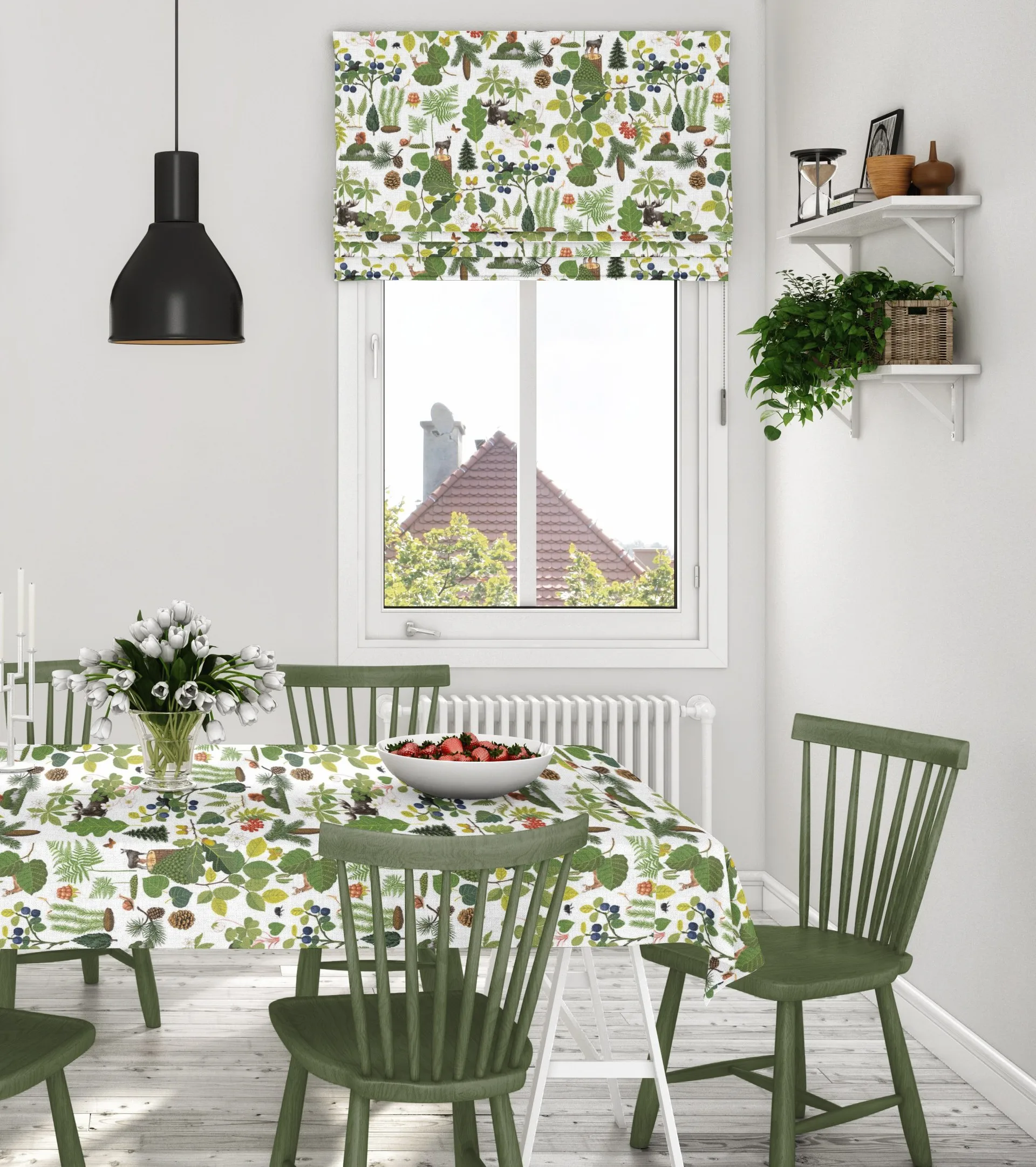 Skogsliv tafelzeil, Groen Arvidssons Textil