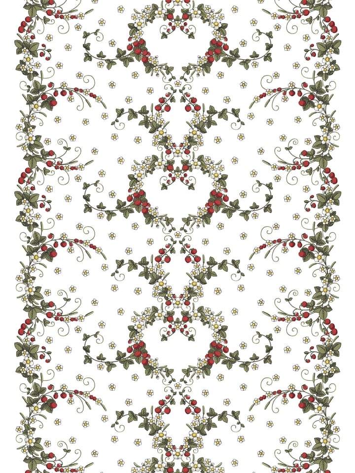Smultronstället stof - Offwhite - Arvidssons Textil