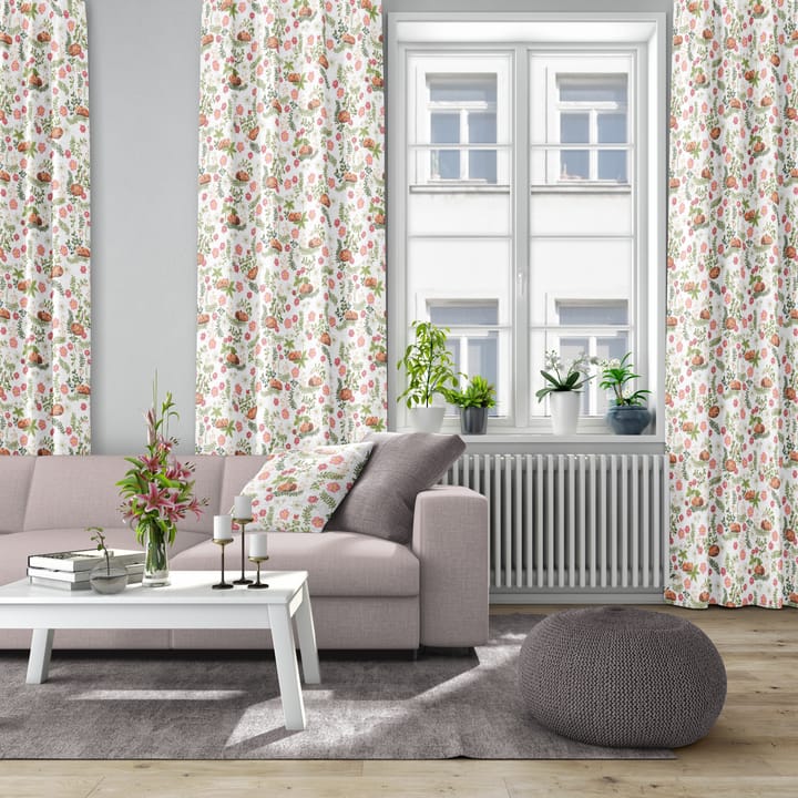 Sova räv stof, Groen-roze Arvidssons Textil