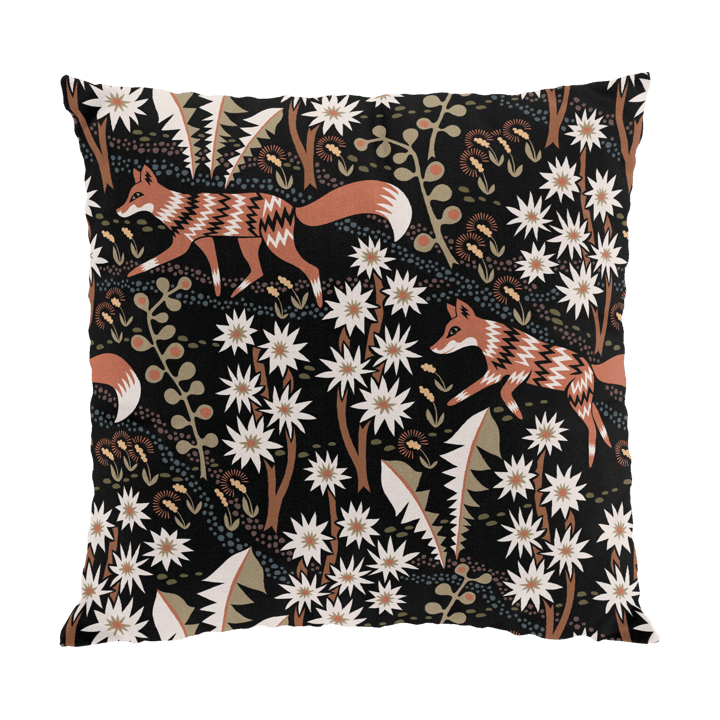 Stjärnspeja kussenhoes 47x47 cm - Zwart-roest - Arvidssons Textil