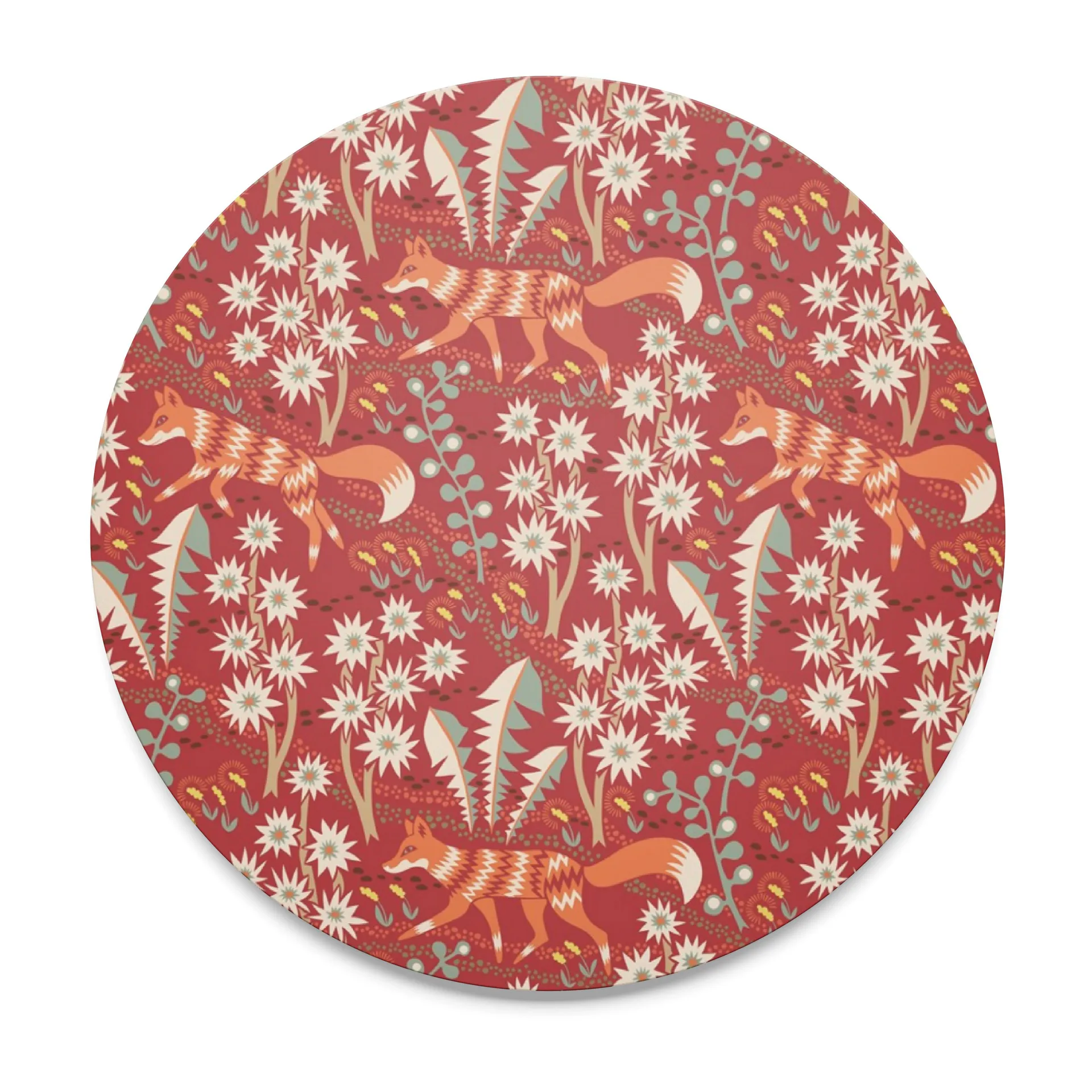 Stjärnspeja pannenonderzetter Ø21 cm, Rood Arvidssons Textil