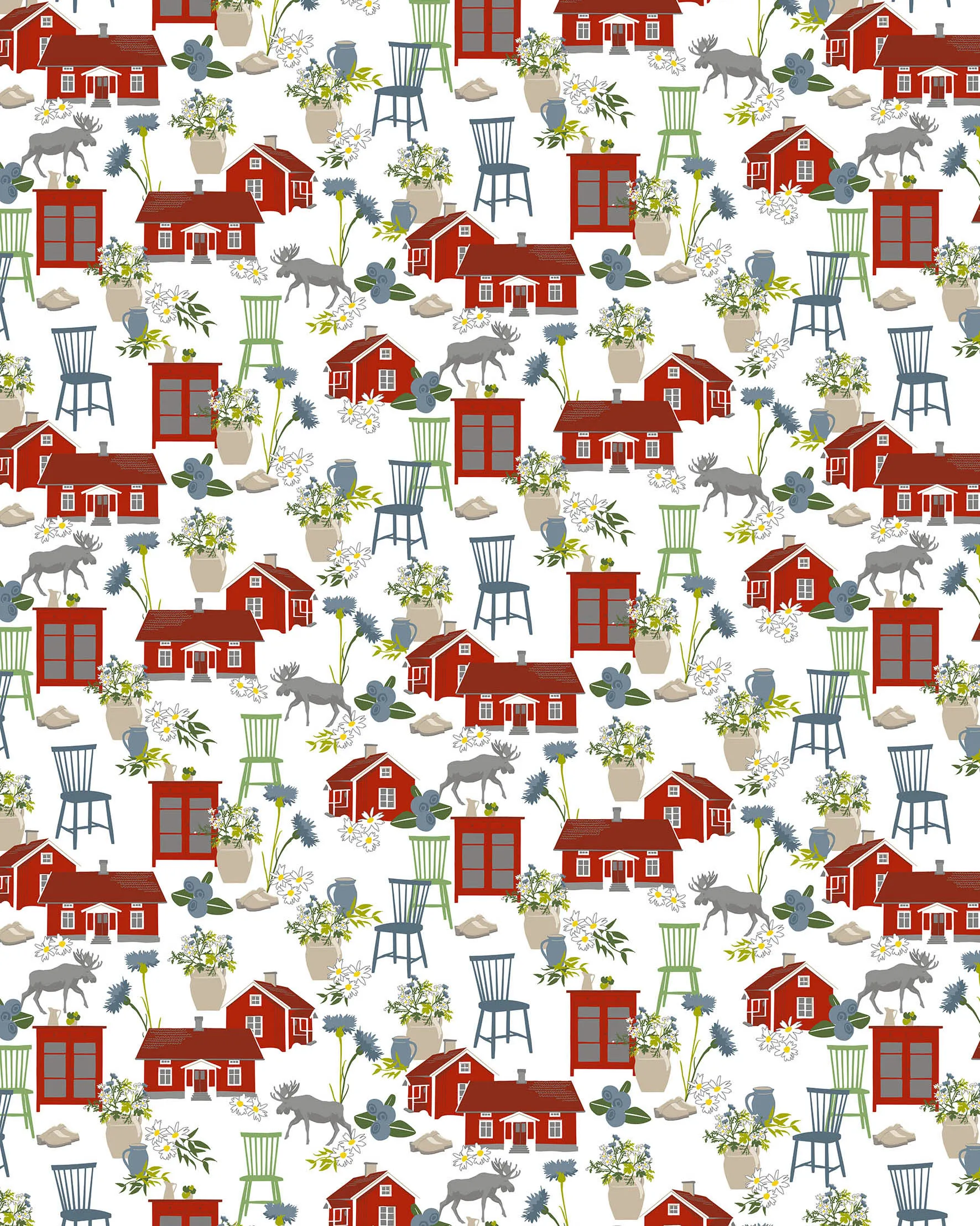 Strövtåg tafelzeil, Rood Arvidssons Textil