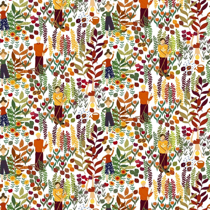 Trädgård stof - Roest - Arvidssons Textil