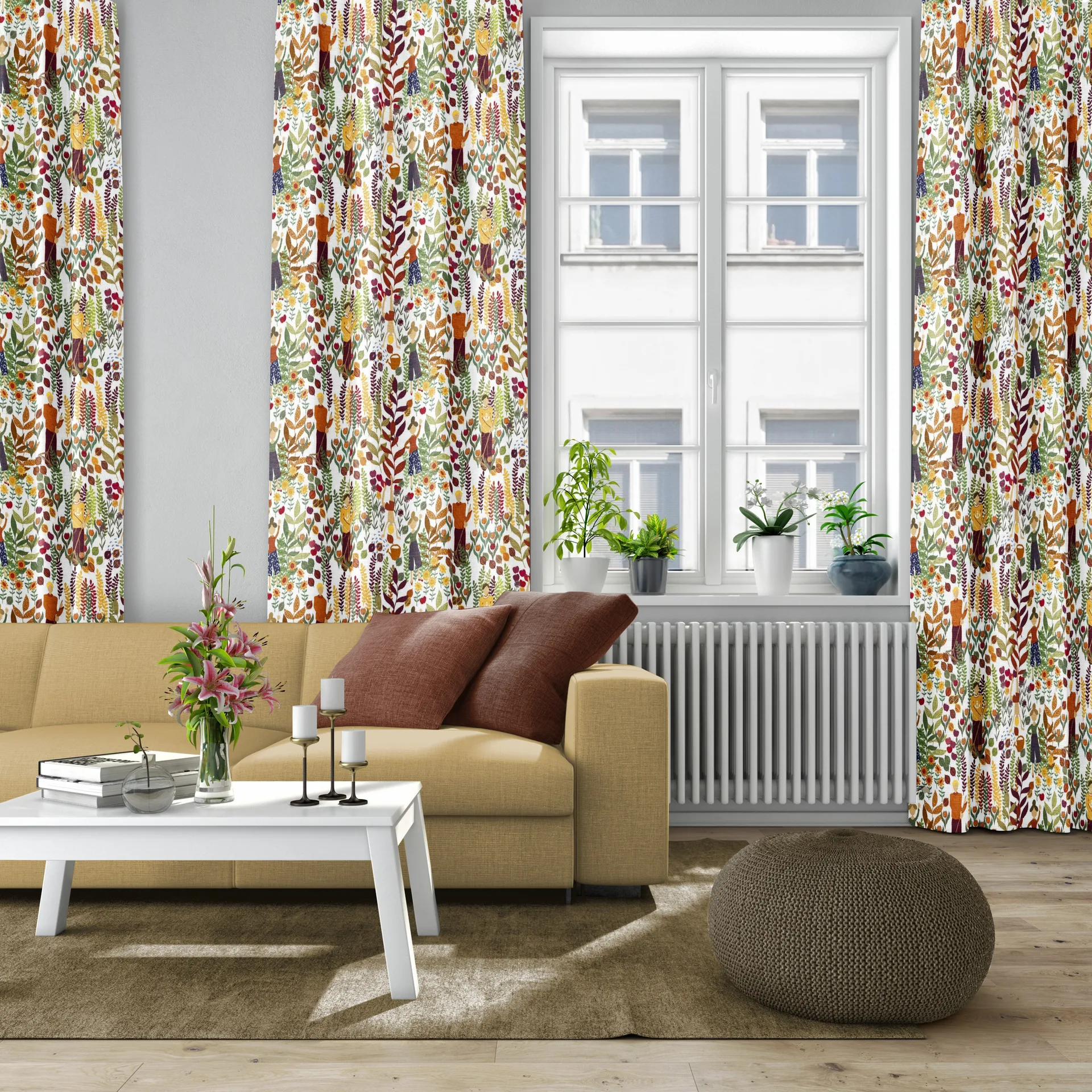 Trädgård stof, Roest Arvidssons Textil