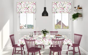 Trädgårdsblom tafelzeil - Roze - Arvidssons Textil