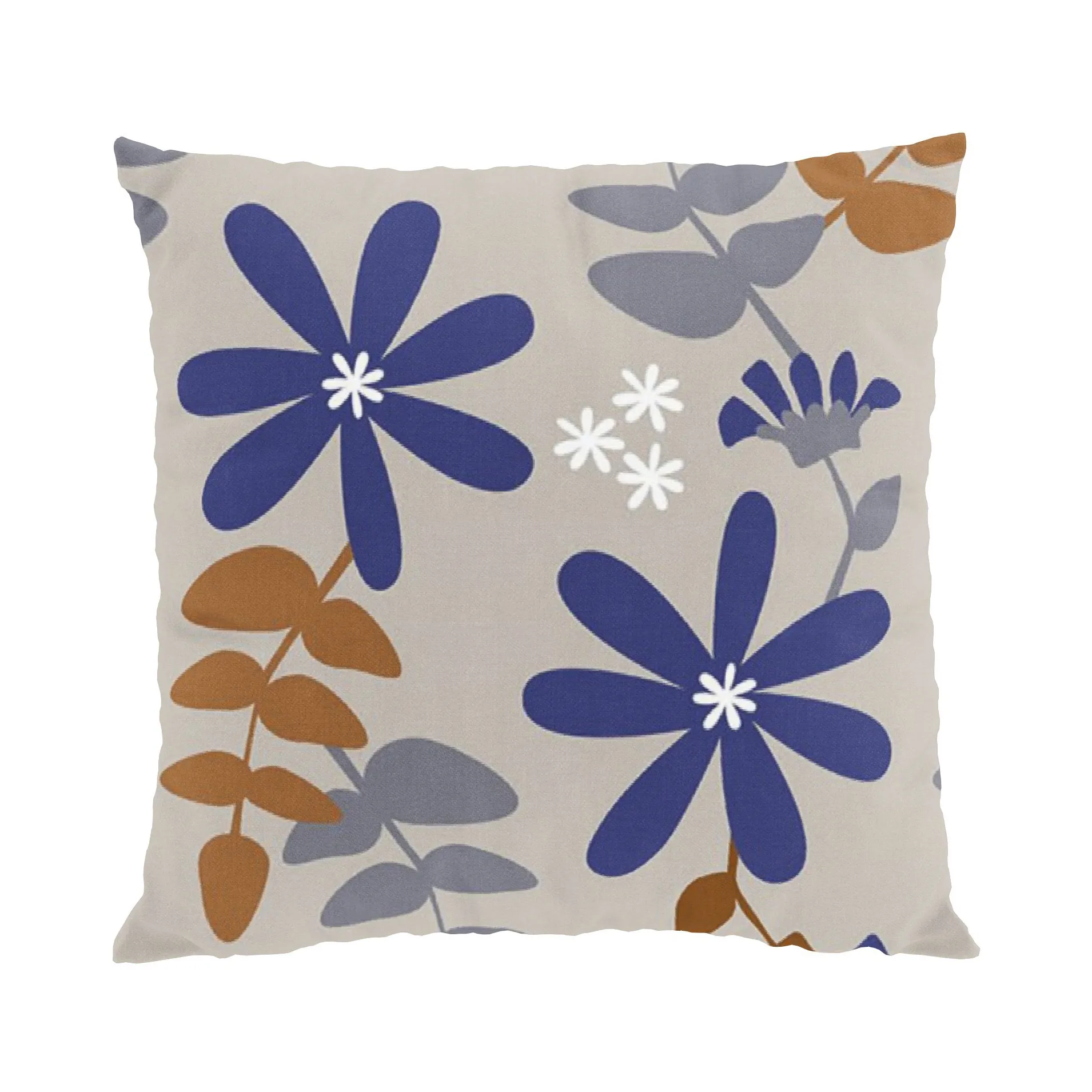 Under solen kussenhoes 47x47 cm, Roestkleur Arvidssons Textil