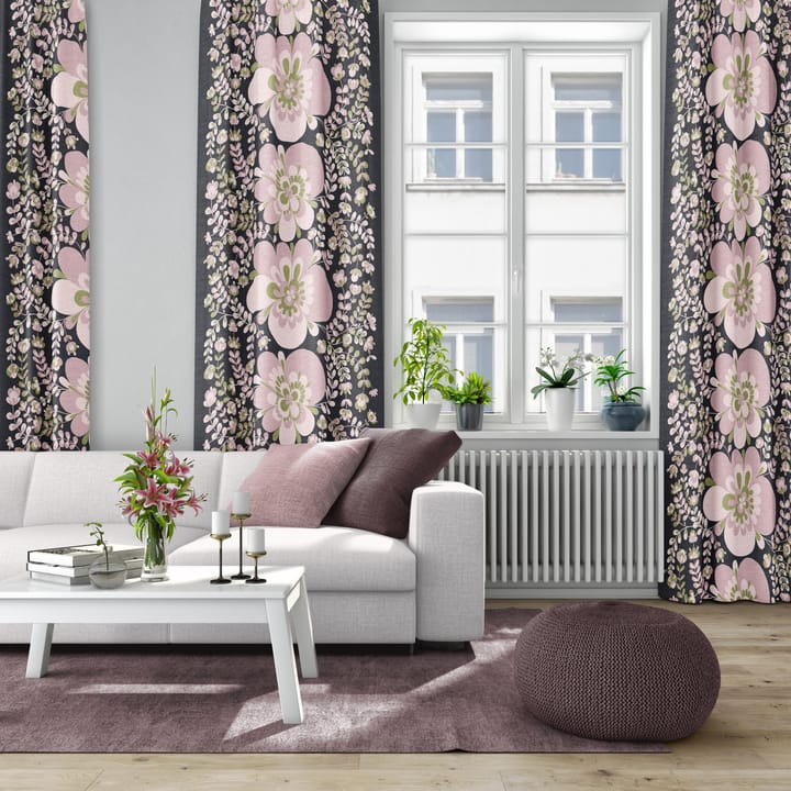 Viveka stof - Roze-grijs - Arvidssons Textil