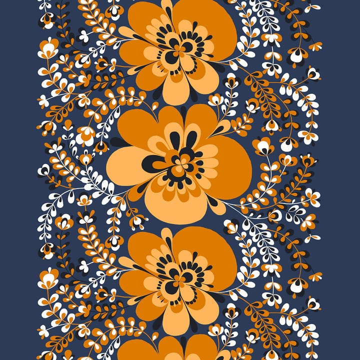 Viveka tafelzeil - Oranje-blauw - Arvidssons Textil