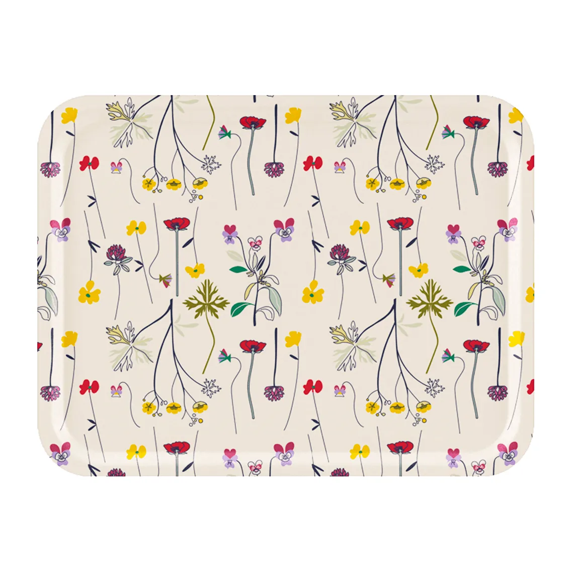 Herbarium dienblad 33x43 cm, Off-white Åry Home