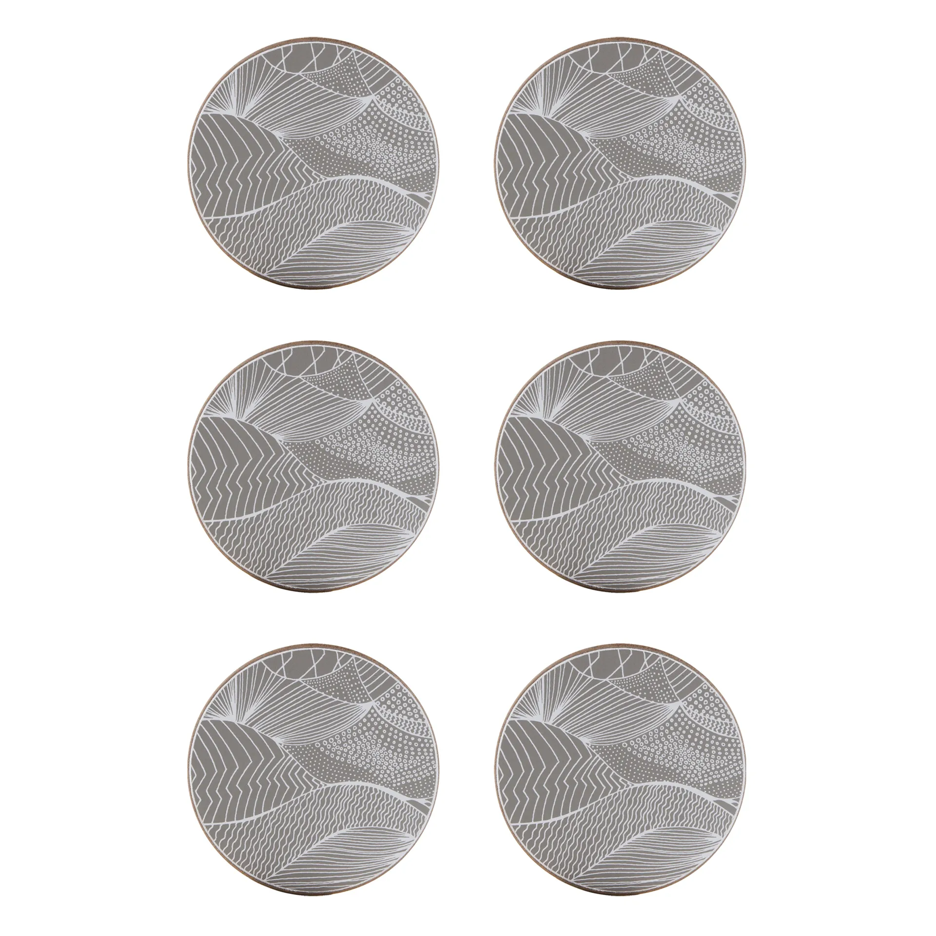 Japanese Landscape onderzetter (glazen) 6-pack, Stone Åry Home