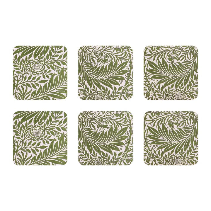 Larkspur glasonderzetter 6-pack - 10x10 cm - Åry Home