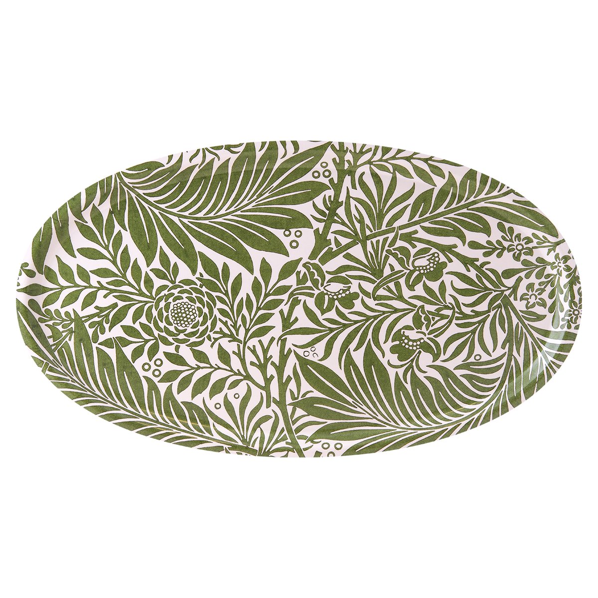 Åry Home Larkspur ovaal dienblad 28x50 cm | Scandinavisch Interieur | Dienbladen | Groen