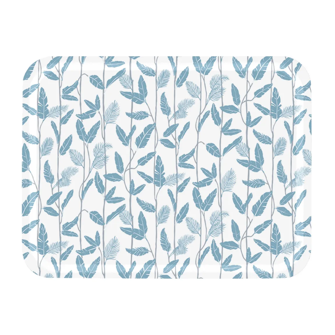 Mougli Blue dienblad 33x43 cm, Blue-white Åry Home