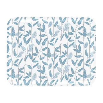 Mougli Blue dienblad 33x43 cm - Blue-white - Åry Home