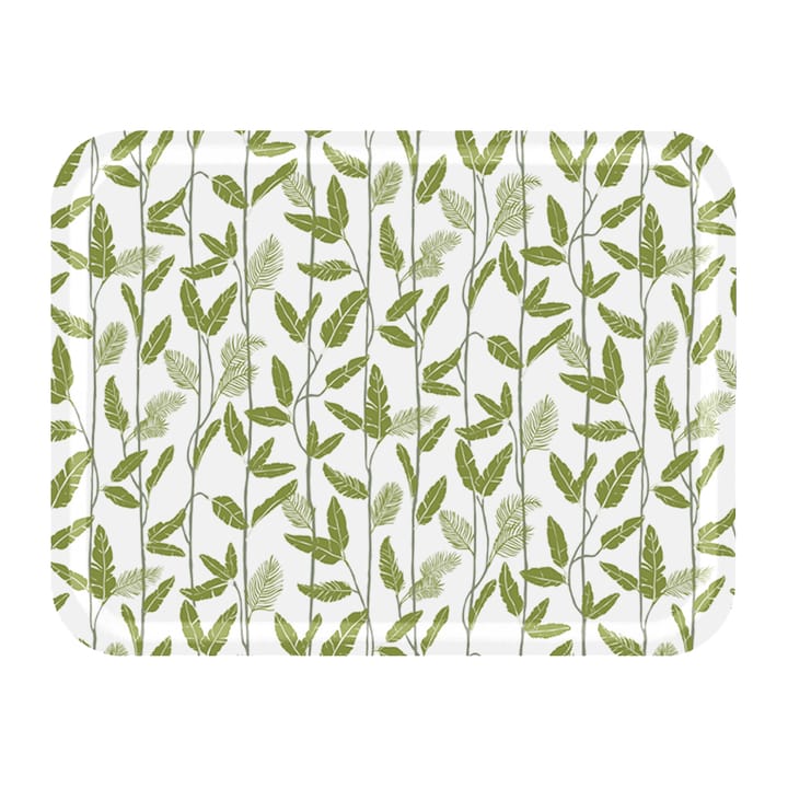 Mougli Green dienblad 33x43 cm - Green-white - Åry Home