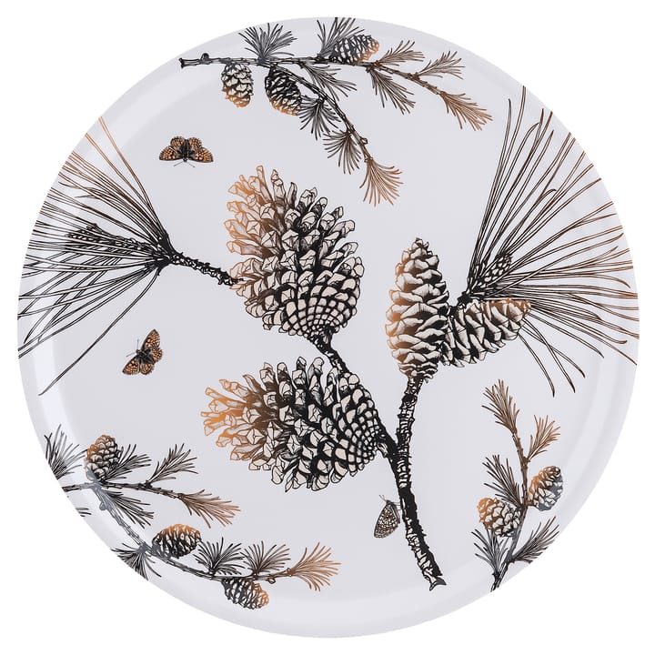 Pine Cone dienblad Ø 38 cm - Cotton white - Åry Home