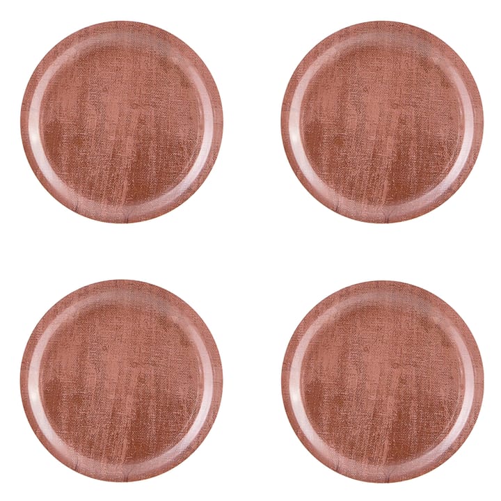 Serenity onderzetter (glazen) 4-pack - Rose down - Åry Home