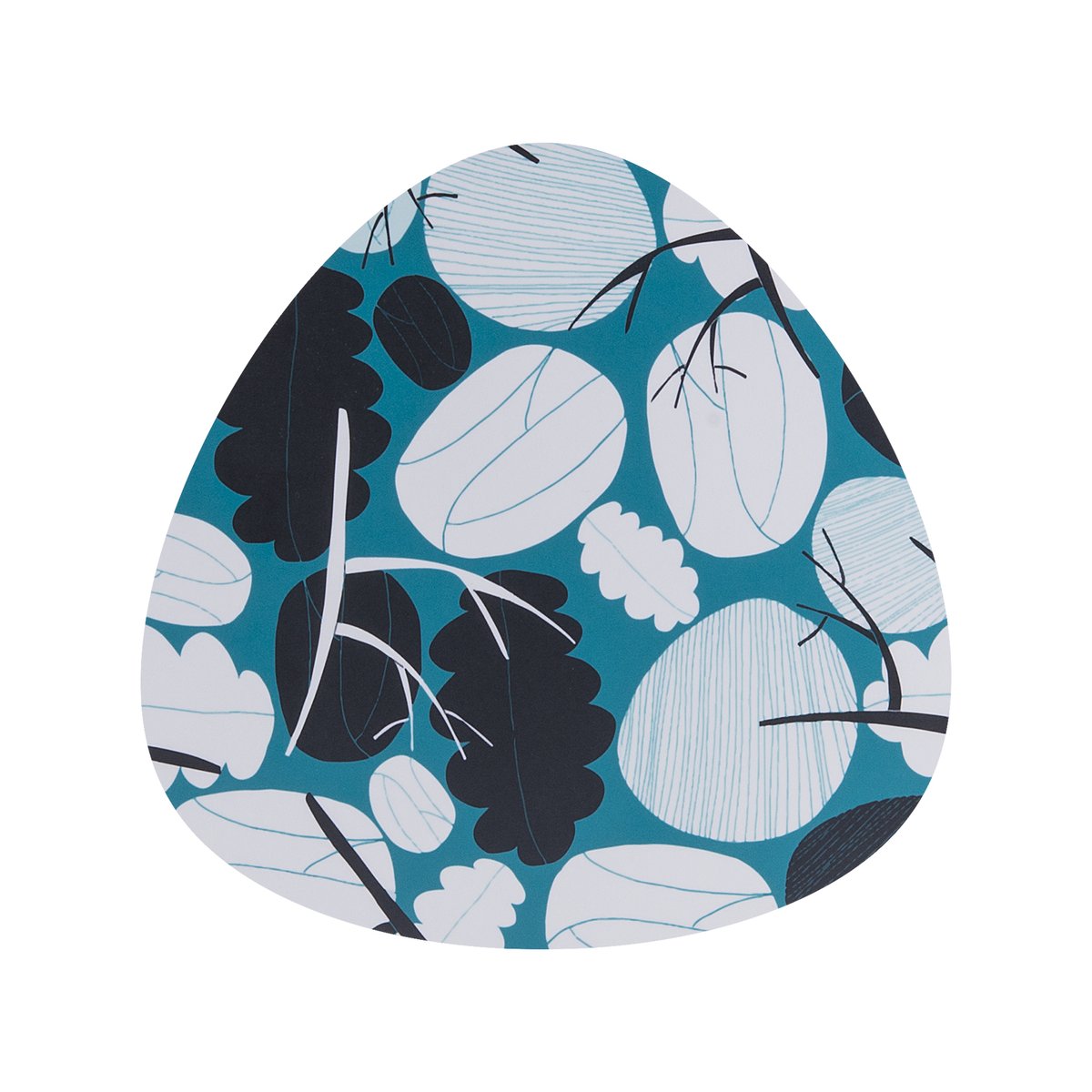 Åry Home Winter Tree onderzetter 23,5 cm | Scandinavisch Interieur | Pannenonderzetters | Blauw