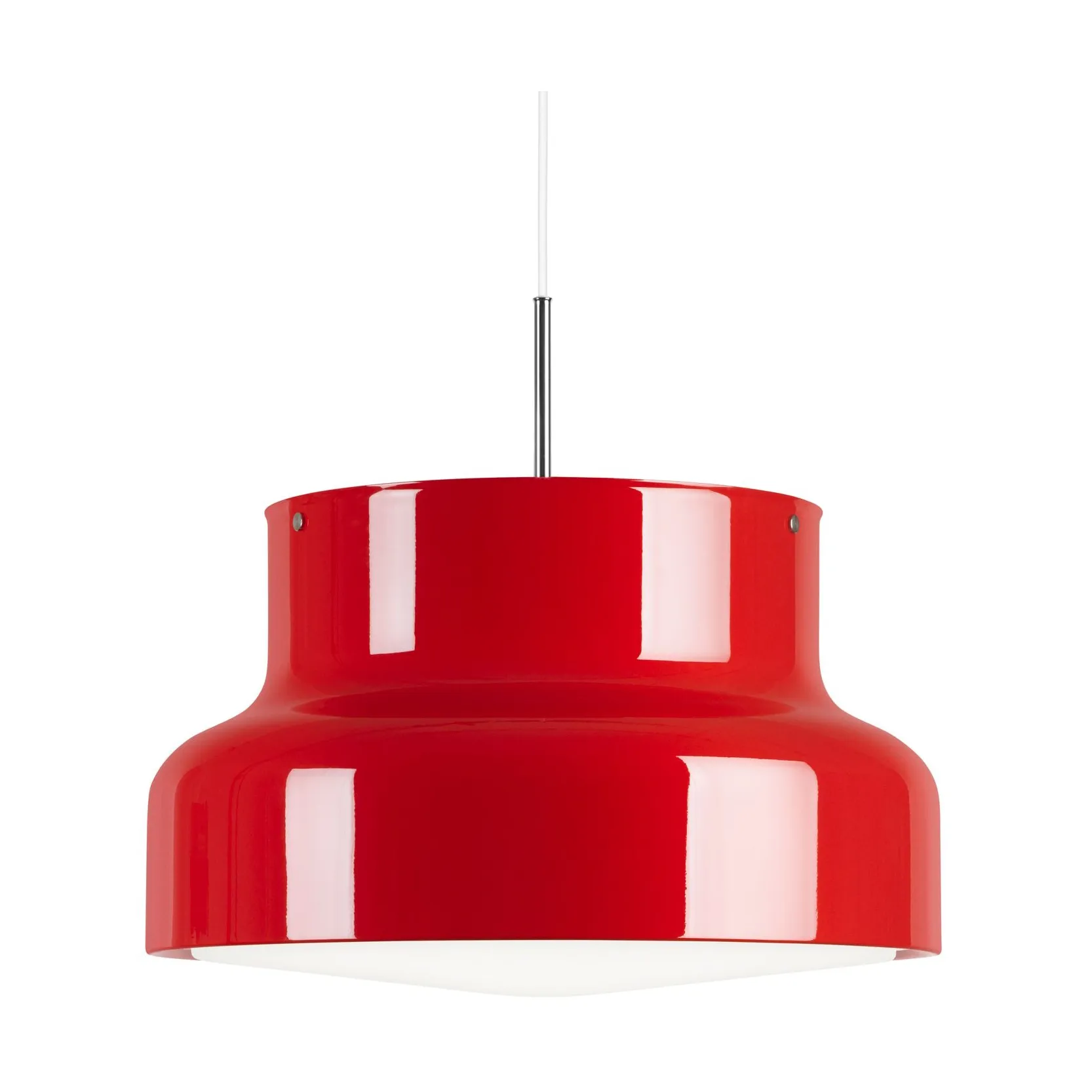 Bumling lamp groot 600 mm, Rood-opaal glas Ateljé Lyktan