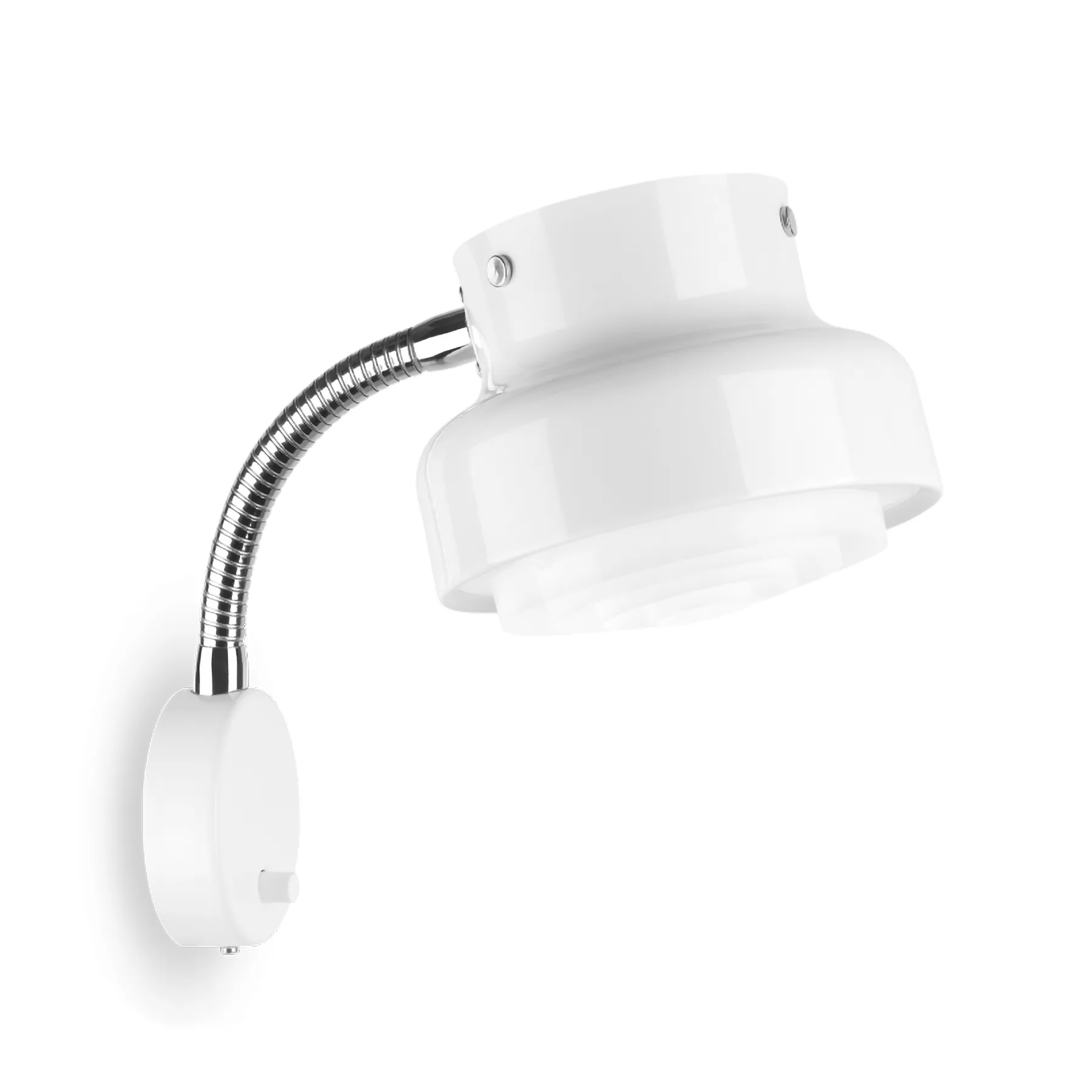 Bumling mini wandlamp Ø 19 cm., wit Ateljé Lyktan