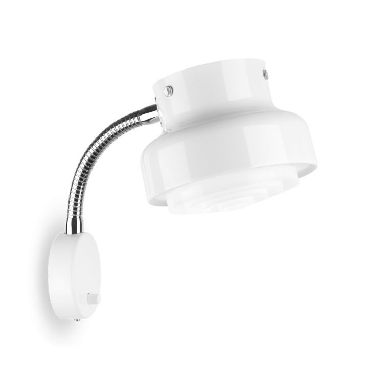 Bumling mini wandlamp Ø 19 cm., wit Ateljé Lyktan